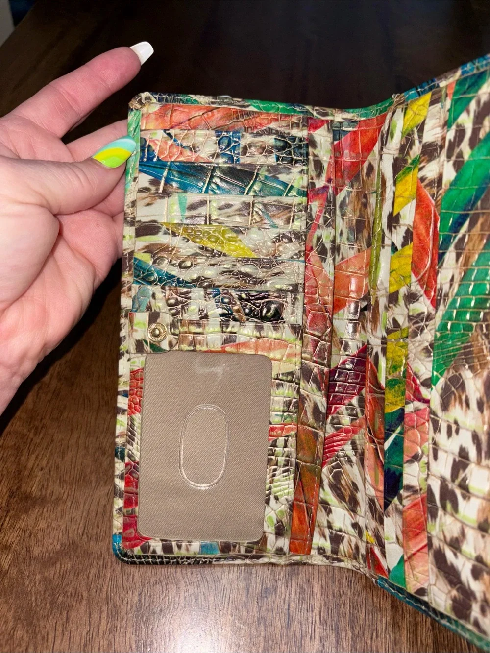 Brahmin EUC Ady - Botanica Melbourne - Leopard - Tropical - Like New